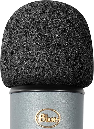 Miniatura 7 de Filtro popparabrisas para micrófonos Blue Yeti y Yeti Pro, funda de micrófono peluda para reducción de ruido ambiental y de viento