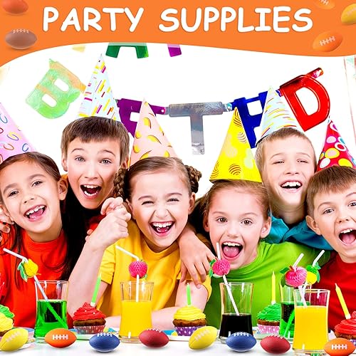 Miniatura 10 de Paquete de 100 mini pelotas de fútbol deportivas de espuma pequeñas, 1.18 pulgadas, color marrón