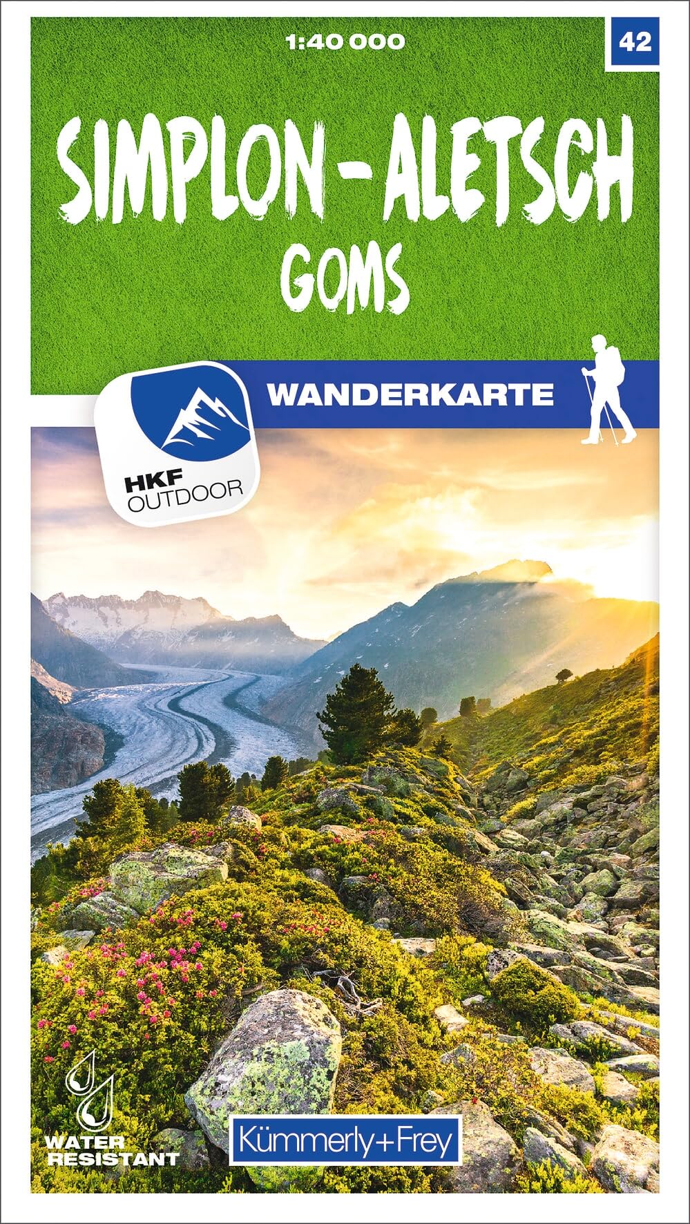 Simplon / Aletsch / Goms: 42 (Hiking maps of Switzerland)