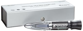 Atago 2364 MASTER-80H Hand-Held Refractometer, Automatic Temperature Compensation, Brix 30.0 to 80.0%
