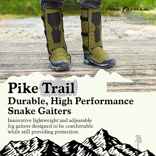 Miniatura 9 de Pike Trail Polainas de serpiente protectores de piernas para protección contra mordeduras de serpiente