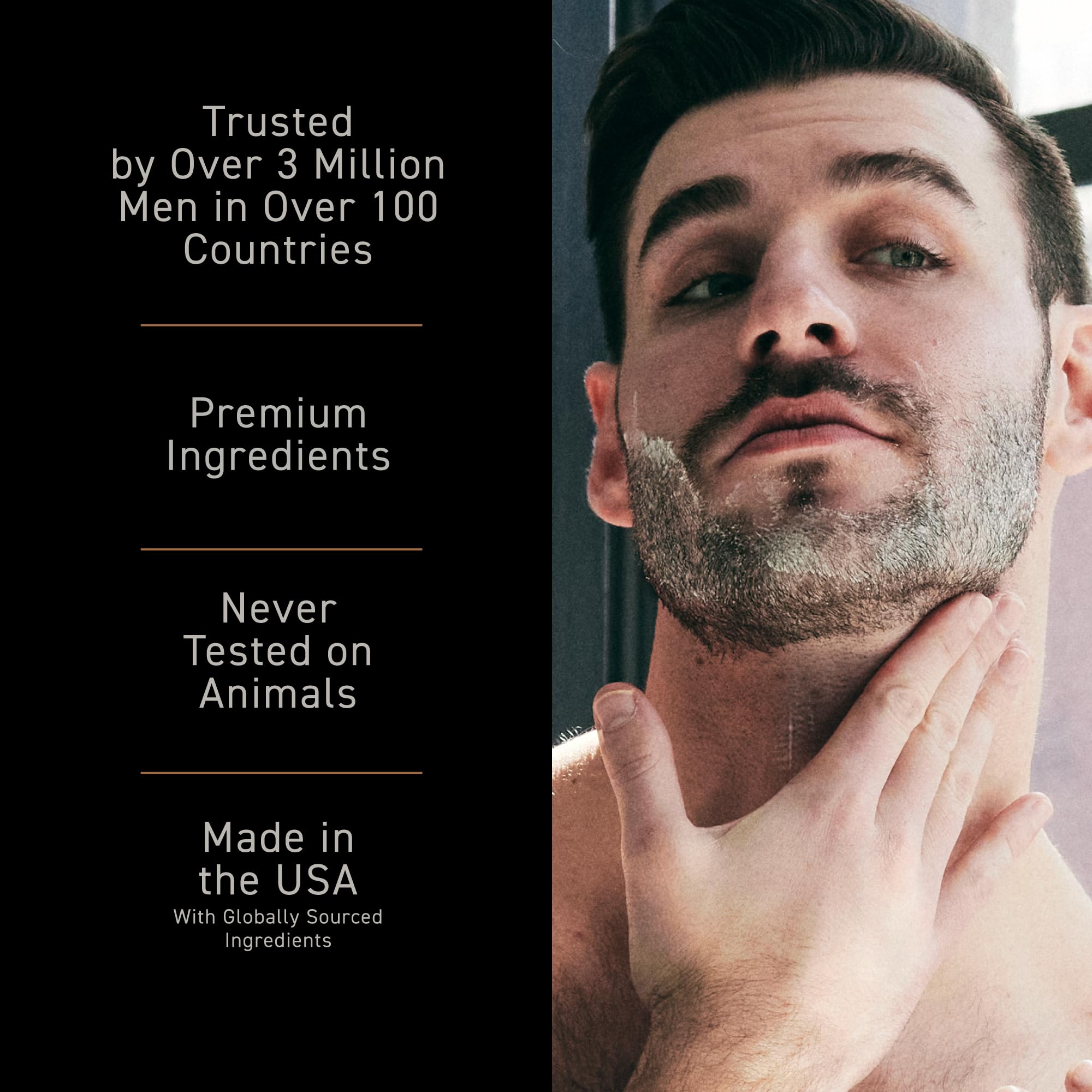 Brickell Men‘s Renewing Face Scrub - Natürliches und organisches Gesichtspeeling für Männer - Porentiefe Gesichtsreinigung mit Jojoba Perlen, Kaffee-Extrakt und Bimsstein - 118 ml - Parfümiert