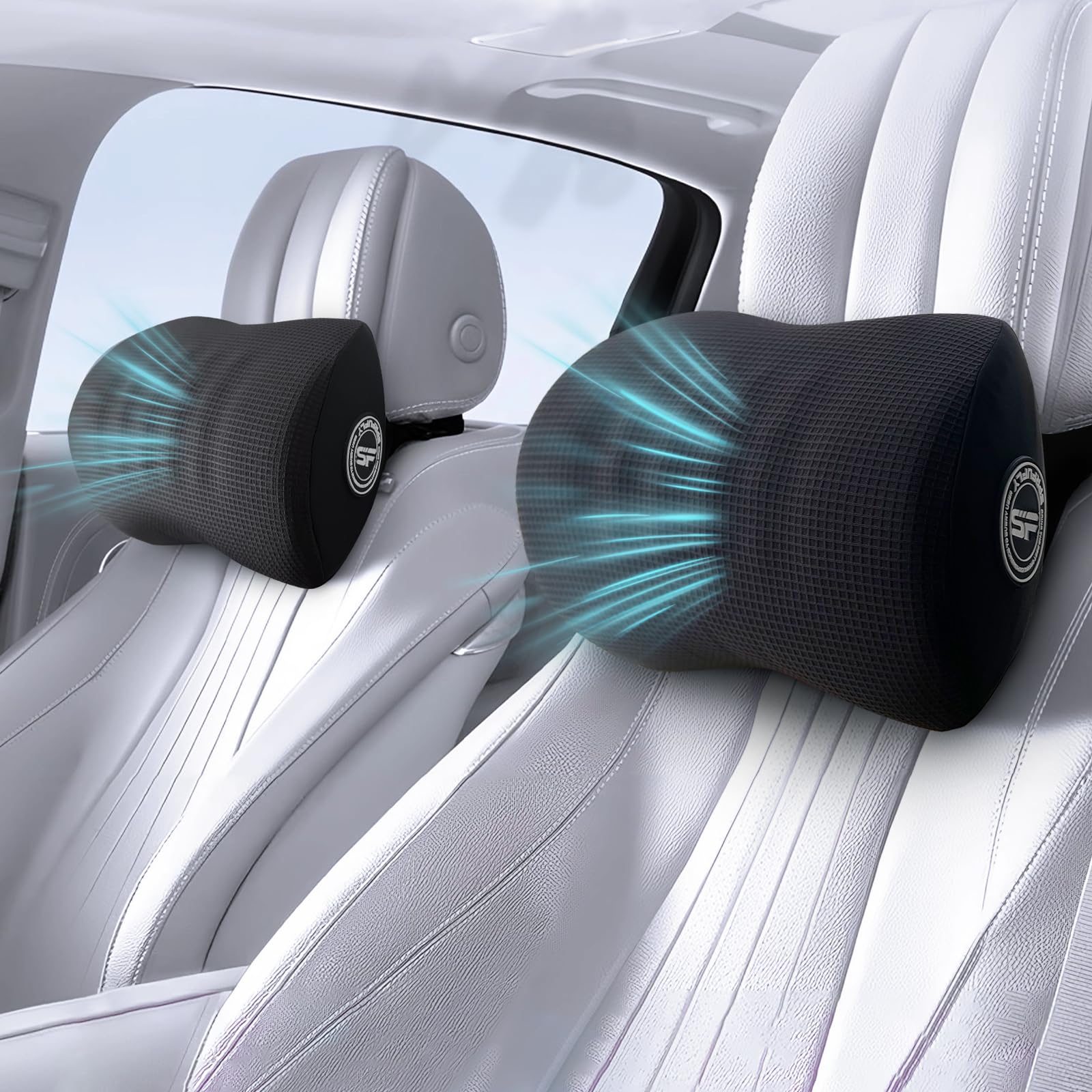 Photo 1 of SPRFUFLY Car Headrest Pillow 2 Pack