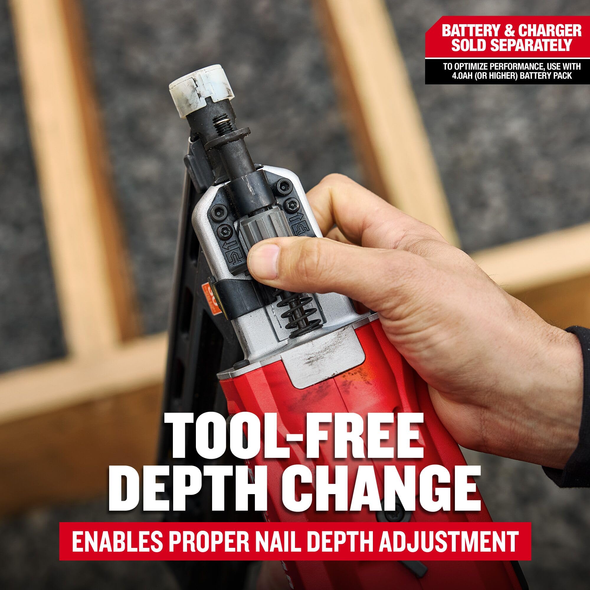 CRAFTSMAN V20 Brushless Nailer - Cordless Framing -4 CRAFTSMAN V20 Brushless Nailer - Cordless Framing -4