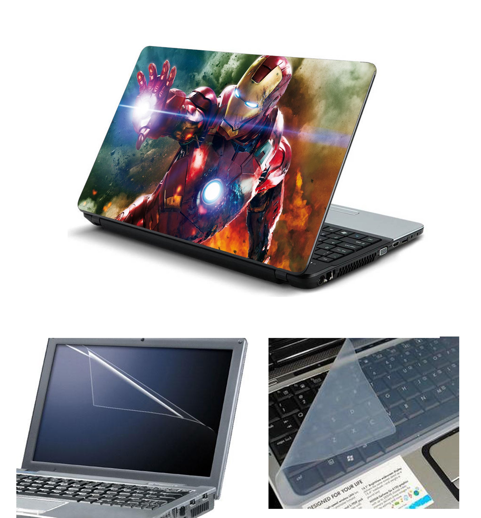 See full amazon price history chart for NAMO ART 3in1 Laptop Accessories Combo Kit (Laptop Skins 15.6" Stickers with Laptop Screen Protector and KeyGuard for All Laptop, Notebook HQ1026 the avengers iron man in battlefield Large) NAMO ART 3in1 Laptop Accessories Combo Kit (Laptop Skins 15.6" Stickers with Laptop Screen Protector and KeyGuard for All Laptop, Notebook HQ1026 the avengers iron man in battlefield Large) (B01MYFEE64) Amazon Price History, Amazon Price Tracker