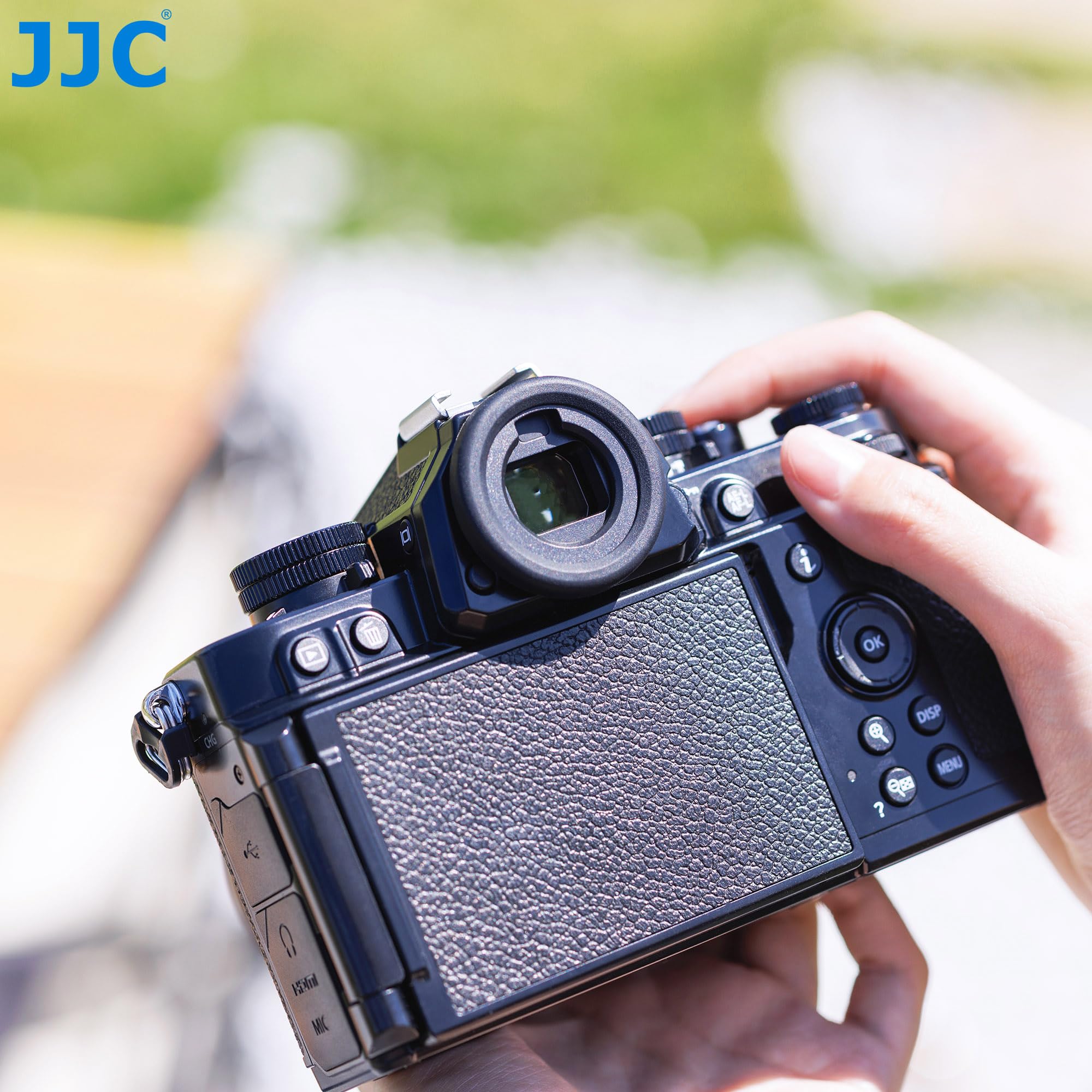 (2 sztuki) okular JJC z miękkiego silikonu do aparatu Nikon Z9 Z8 Zf zastępuje muszlę oczną Nikon DK-33