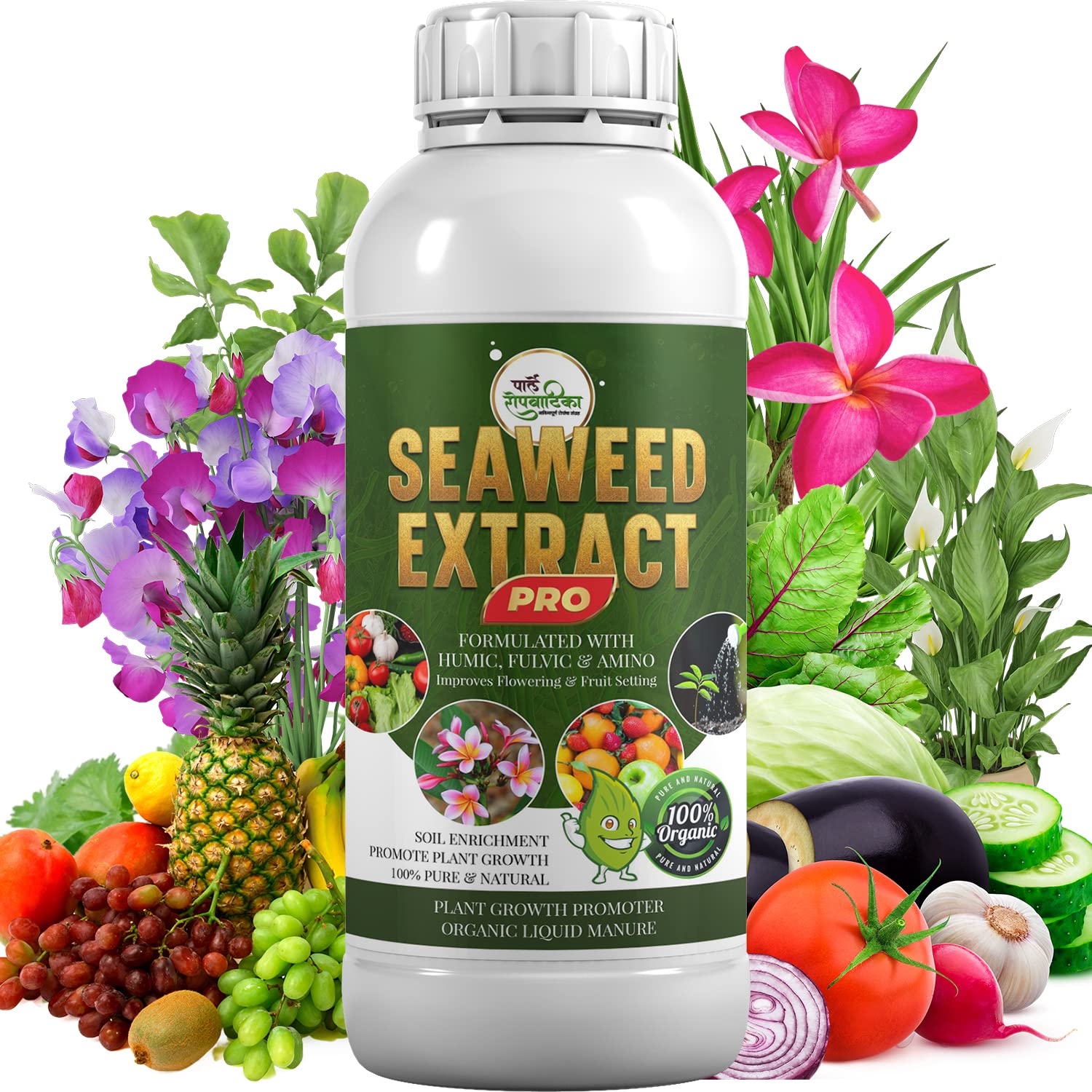 Parle Ropvatika Liquid Seaweed Concentrate for Plants 1 Liter Fertilizer for All Indoor and Outdoor Plants (B09NWBSJ1J) Amazon Price History, Amazon Price Tracker