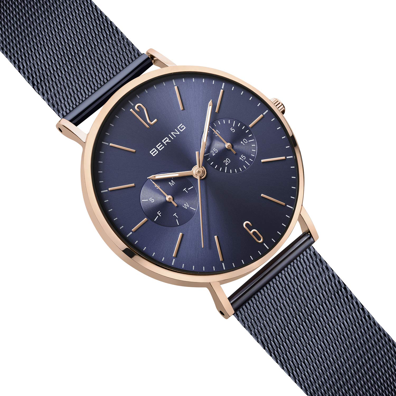 BERING Mujer Análoga Cuarzo Reloj de Pulsera de colección con Acero Inoxidable Pulsera und Cristal de Zafiro
