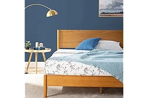 Zinus Allen Mid Century Modern Wood Platform Bed Frame, Real Wood, Easy...