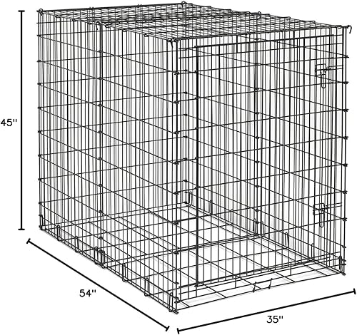 Miniatura 3 de Jaula para perros Midwest, Starter Series, de una sola puerta de metal, 54 - pulgadas