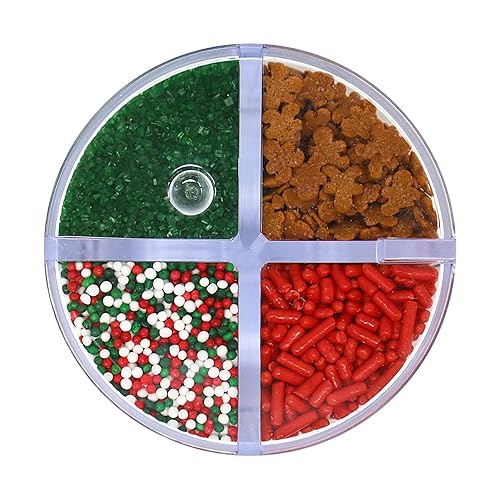 Miniatura 134 de Mystic Sprinkles Surtidos de 4 celdas (una Navidad clásica en plata, pequeña)