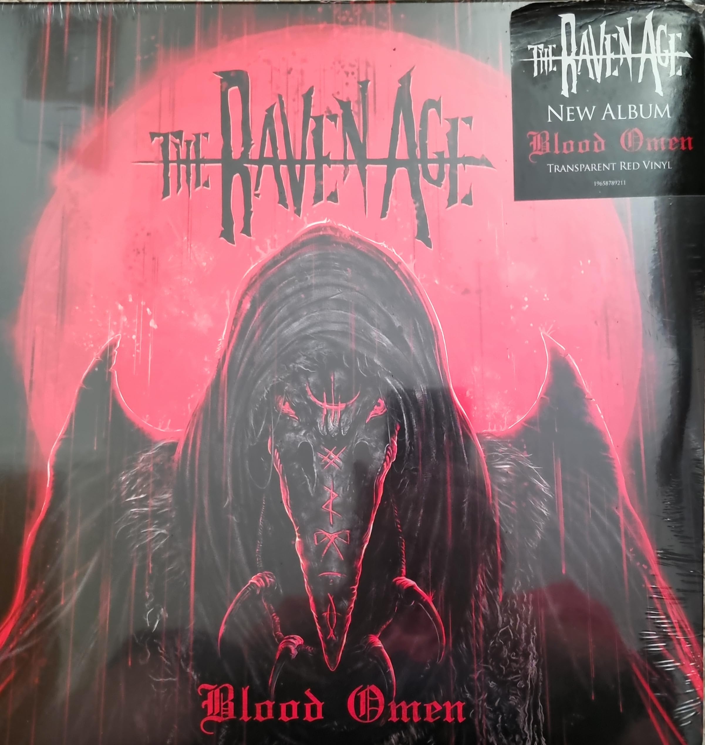 The Raven Age  Blood Omen LP  Album vinyl record 2023 Limited Red Metal