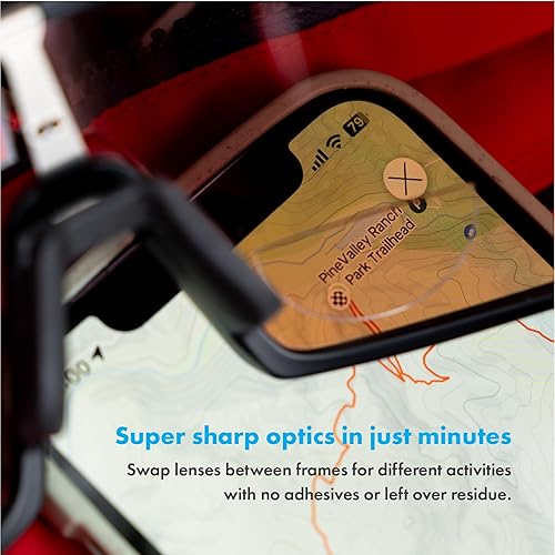 Miniatura 5 de StickTite Lenses Small 28mm stick-on bifocal lens, convert sunglasses into magnified bifocal reading glasses