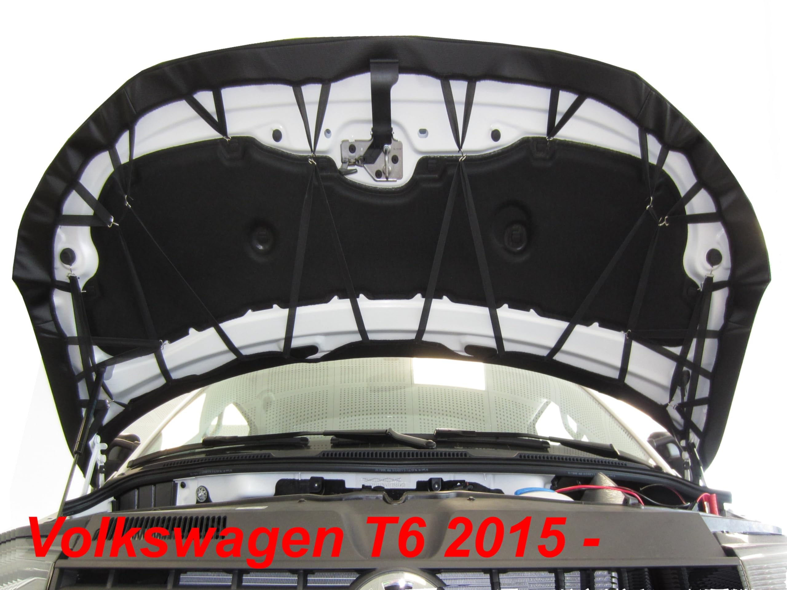 Auto-Bra Vollbra Haubenbra kompatibel mit VW T6 Bj. ab 2015 Multivan Transporter Caravelle Steinschlagschutz Tuning Bonnet Bra Motorhaubenschutz