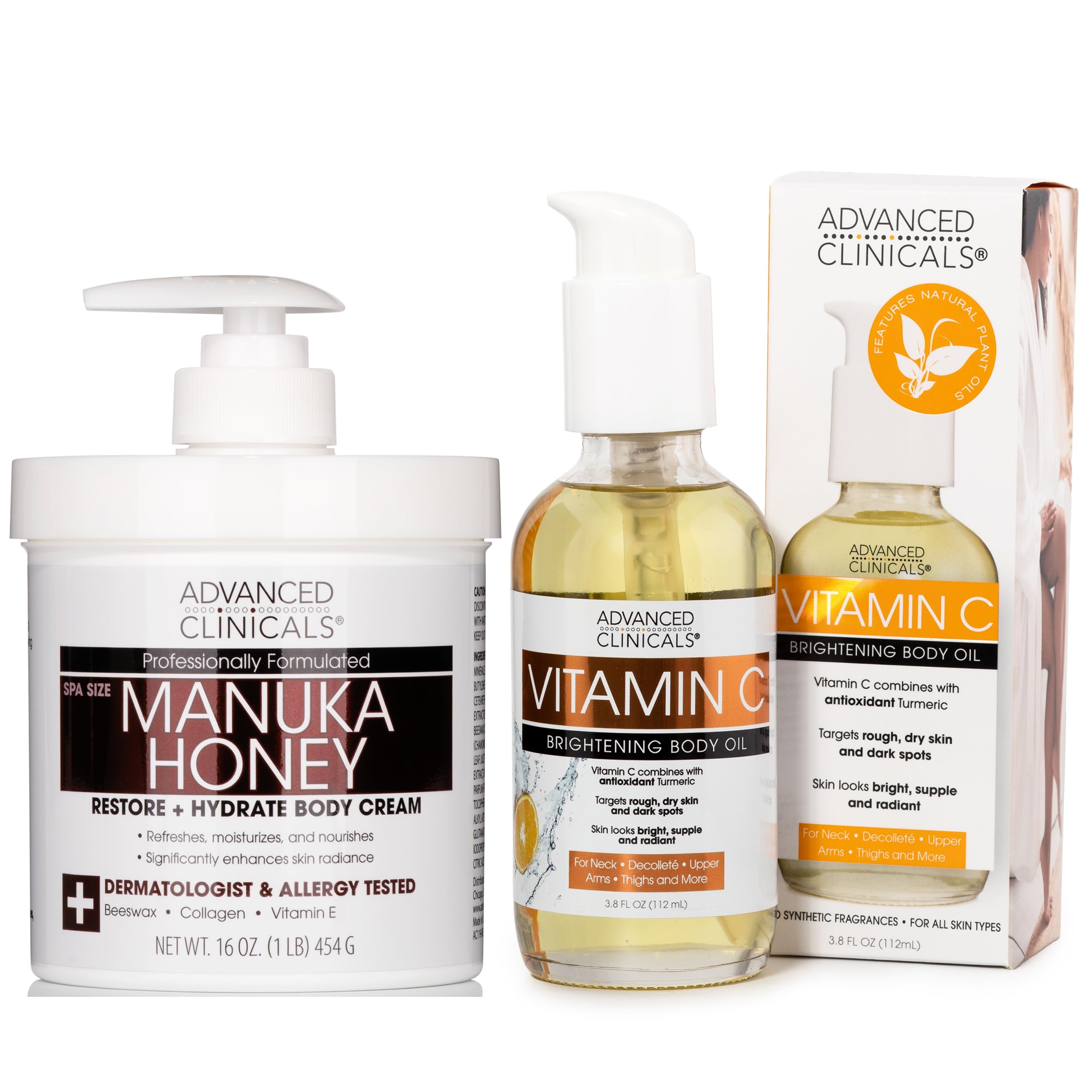 Amazon.com : Advanced Clinicals Manuka Honey Hydrating Cream +