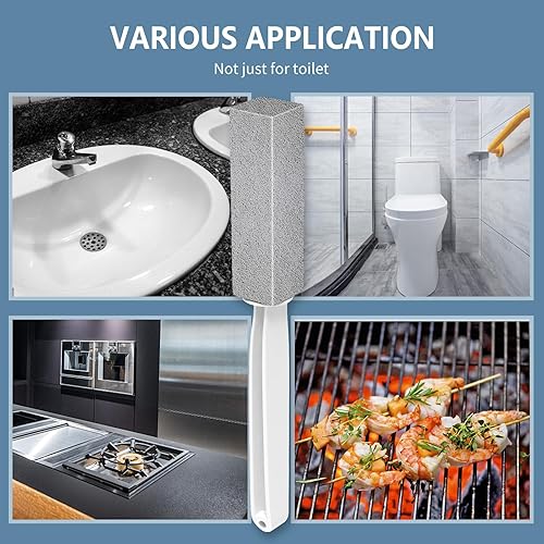 Miniatura 6 de Laiyeoy Limpiador de Inodoro Piedra Pómez - Removedor de Manchas de Agua Dura, Elimina Potentemente los Anillos del Inodoro, Óxido y Cal, Ideal para