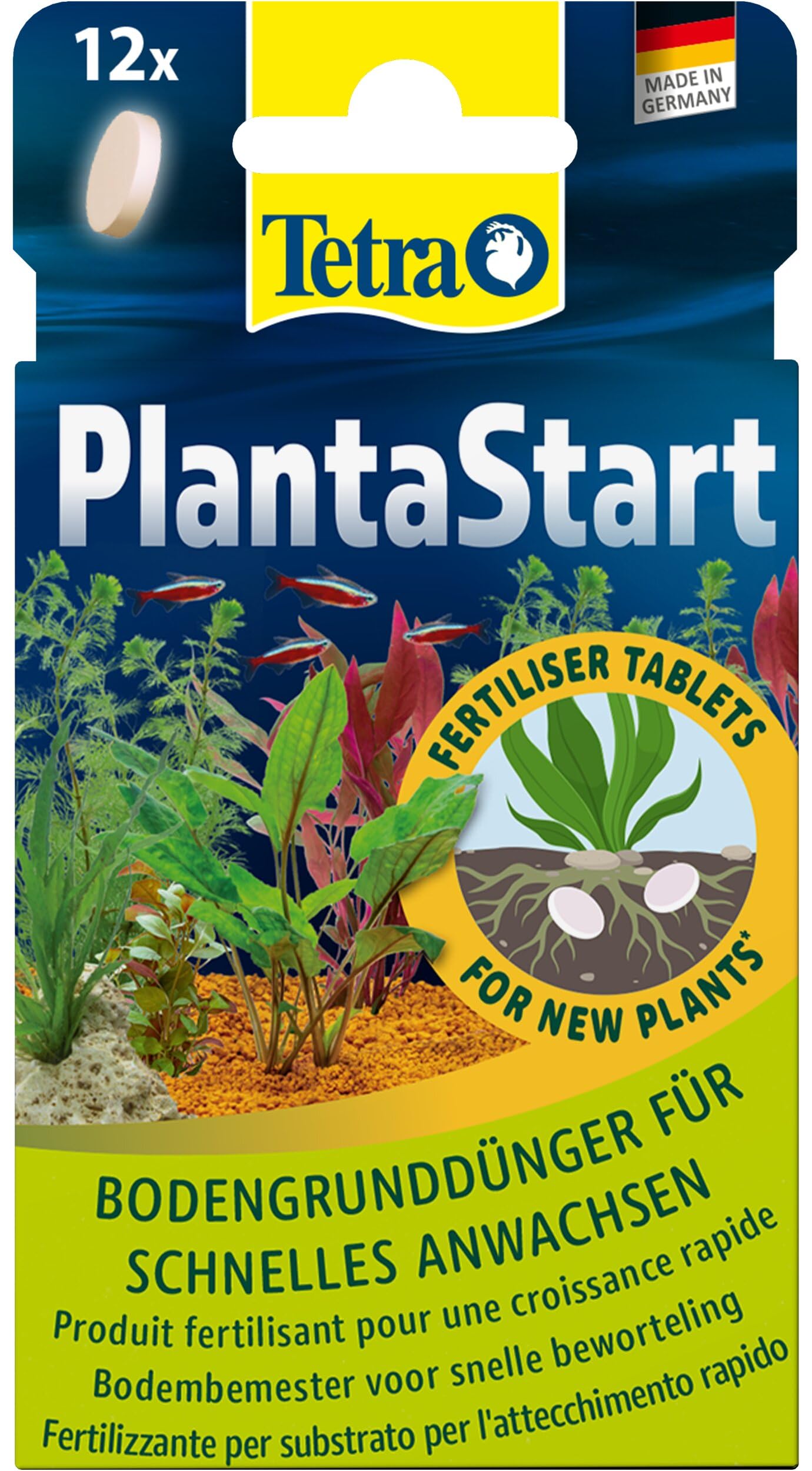 Tetra PlantaStart Dngetabletten fr Wasserpflanzen im Aquarium