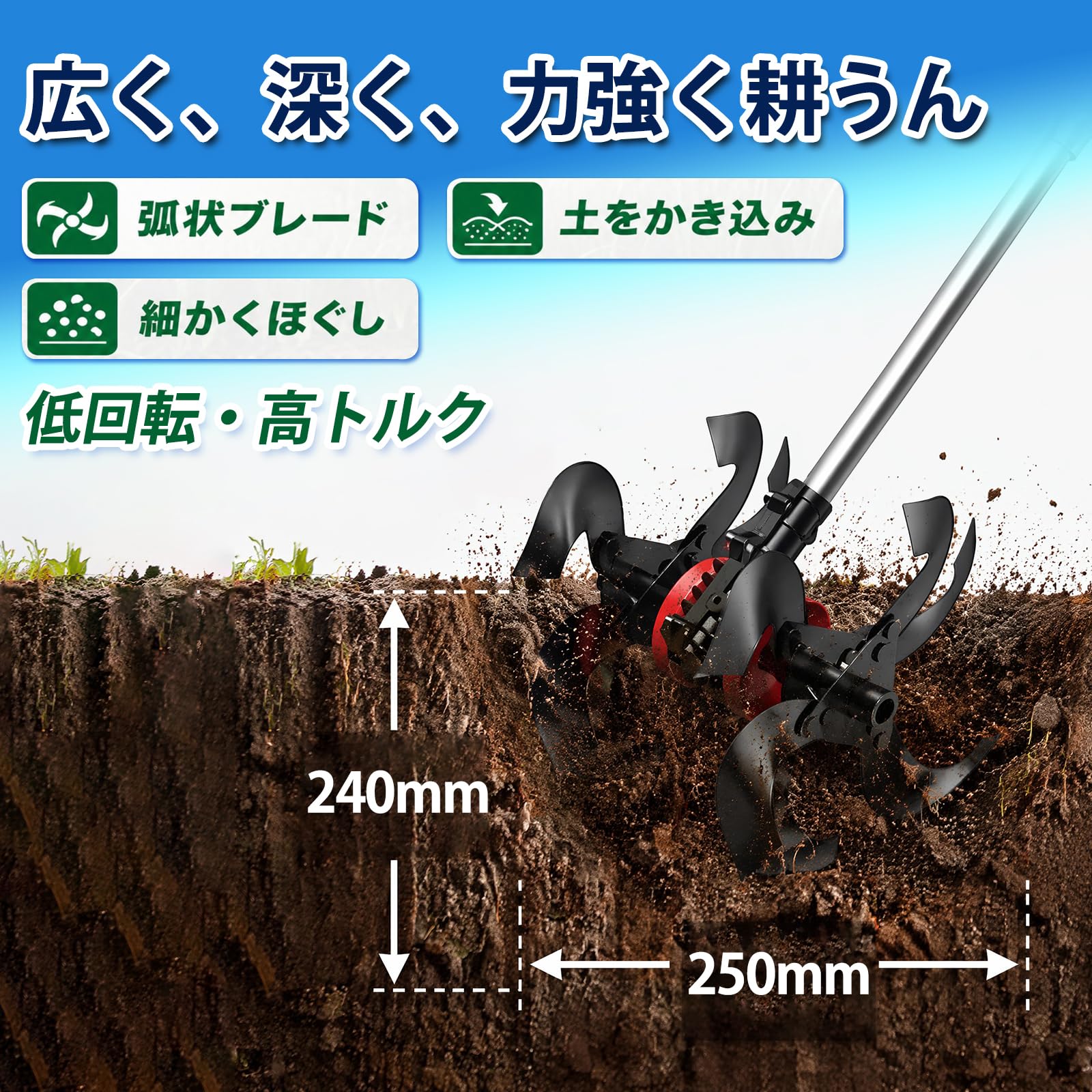 Amazon | 草刈機 充電式 刈払機 18Vバッテリ互換 刈込径255mm PSE認証
