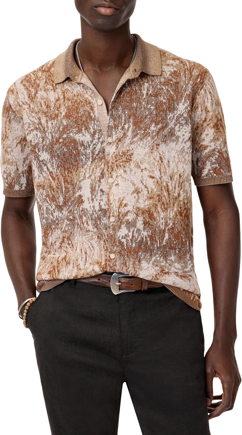 John Varvatos Mens Demonte Shirt