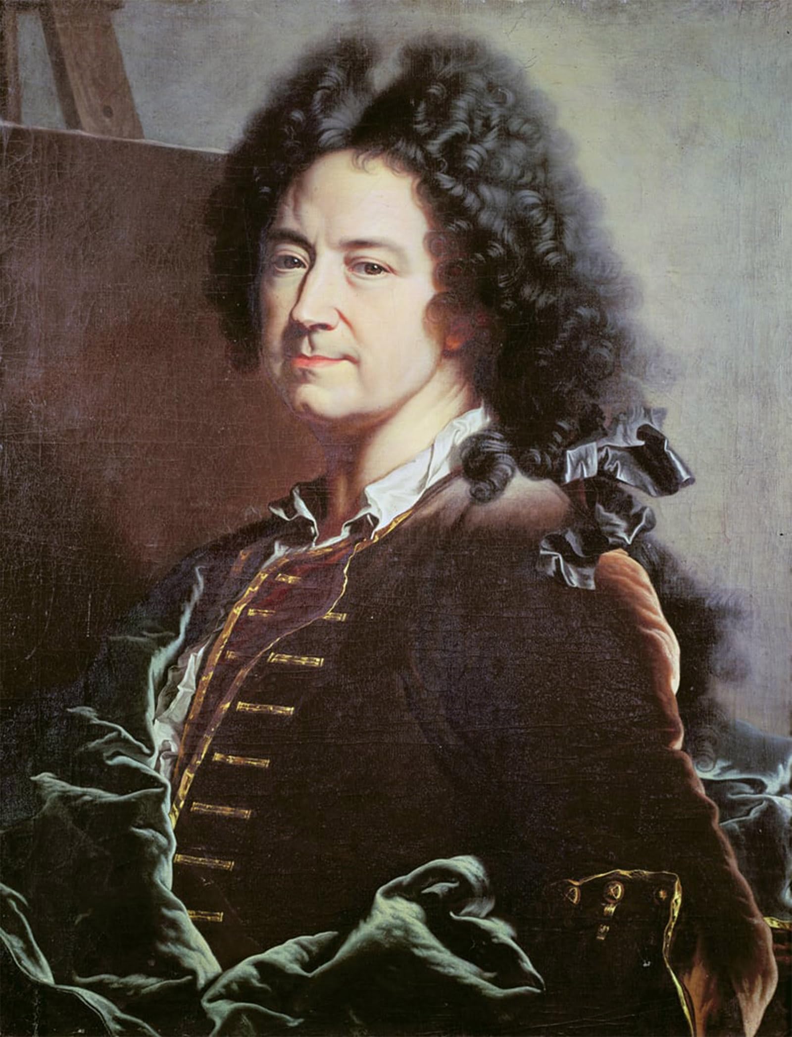 ARTXLXXBN Famous Print Painting Colorful Art Print Self Portrait by Hyacinthe Rigaud Canvas Art Decorations for Home Decor 60x90cm