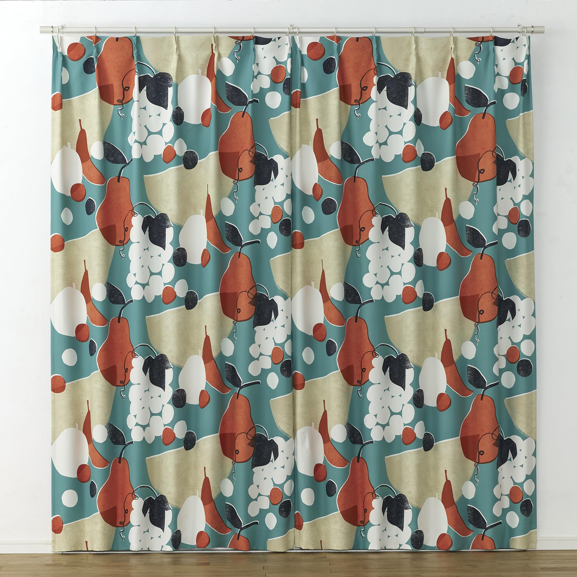 Amazon｜スミノエ(Suminoe) セミオーダーカーテン ドレープ ブルー 幅