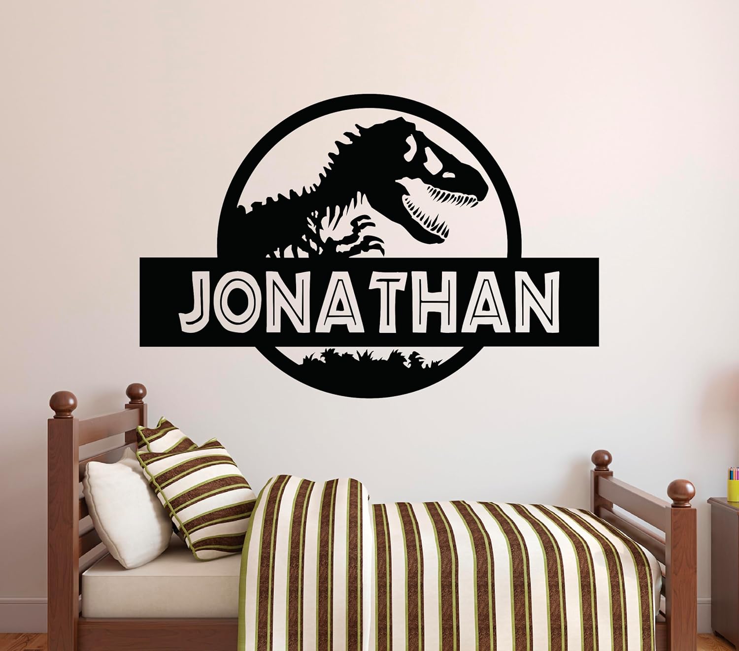 Dinosaur Wall Decal for Kids Personalized Dinosaur Wall