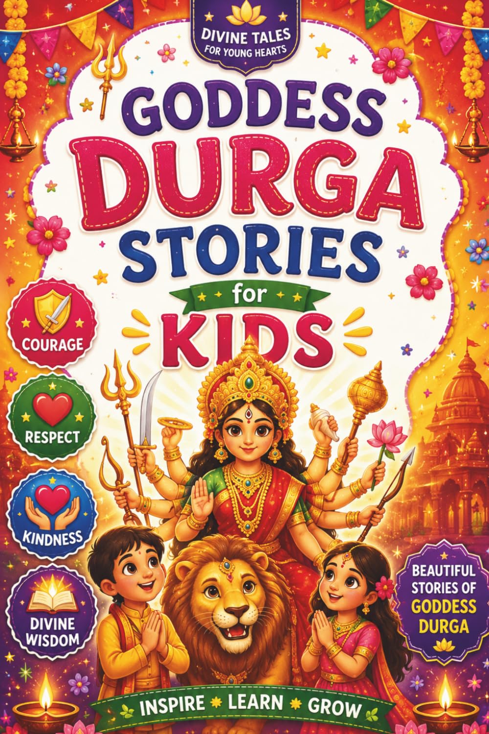 Goddess Durga Stories for Kids: Beautiful Stories of Goddess Durga, Hindu Mythology, Divine Wisdom, Ancient India, Navratri Festivals, Courage, ... and Spiritual Lessons for Young Readers
