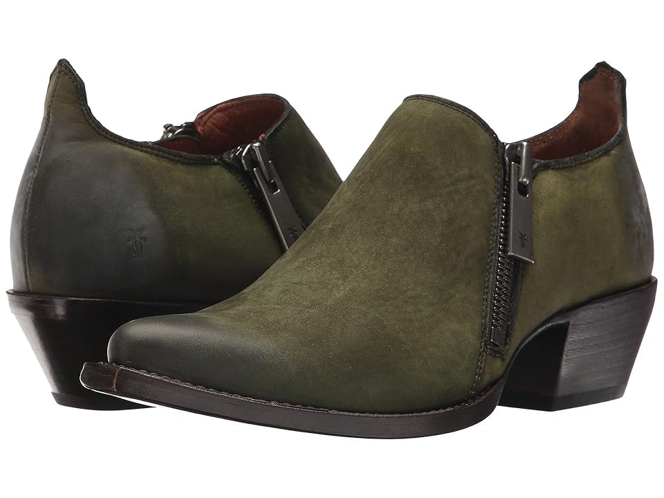 

Frye Sacha Moto Shootie (Fatigue Nubuck) Women's Pull-on Boots