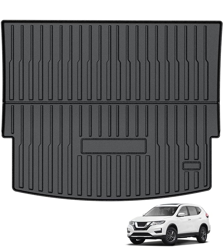 Tapete de porta-malas MOOREVER em TPE preto para Nissan Rogue 2021–2026, exceto Sport