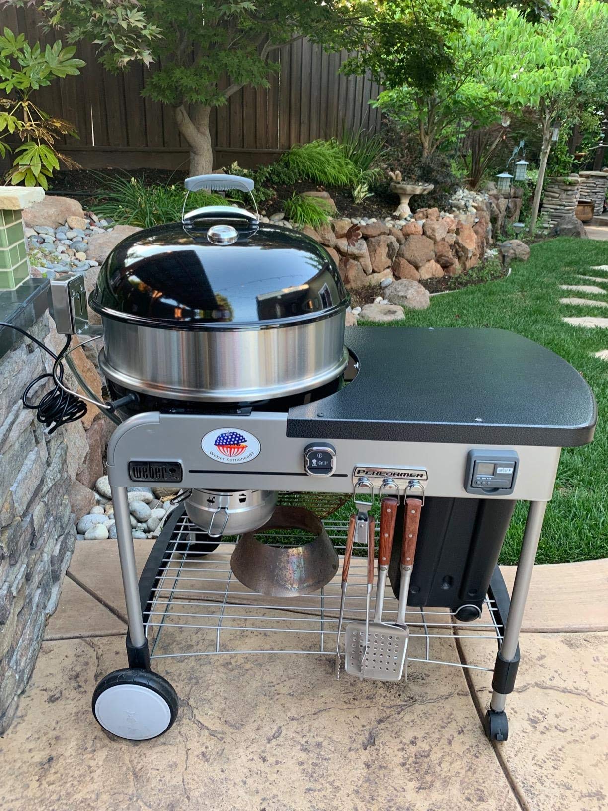 Buy onlyfire Stainless Steel Rotisserie Ring Kit Barbecue Accessories