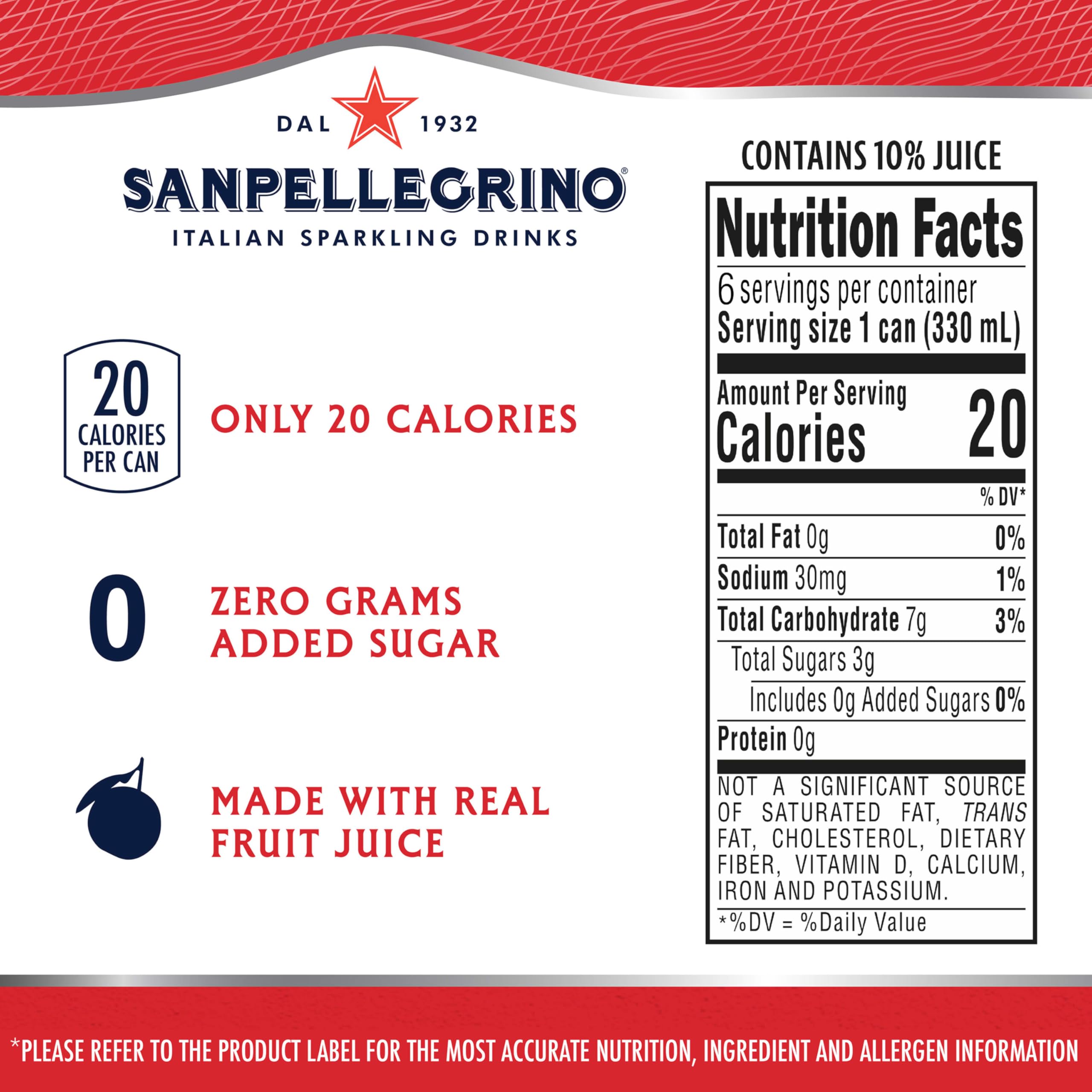 Sanpellegrino Italian Sparkling Drink, Blood Orange, 6 Cans, 11.15 Fl Oz Can