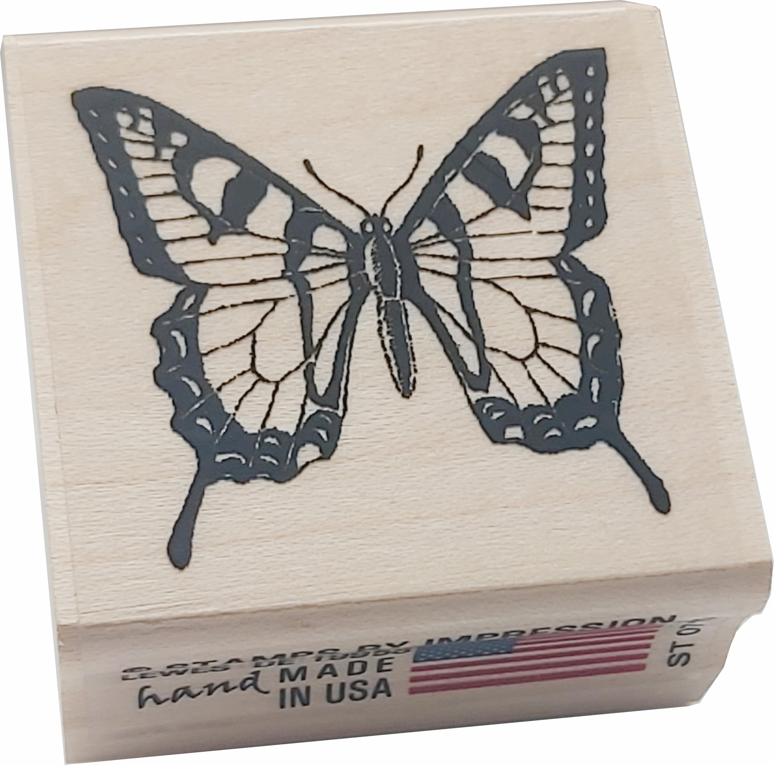 Stamps by Impression Butterfly Rubber Stamp - 1.25"