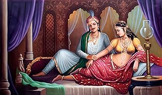 Exotic India Royal Seduction - Oil Painting on Canvas