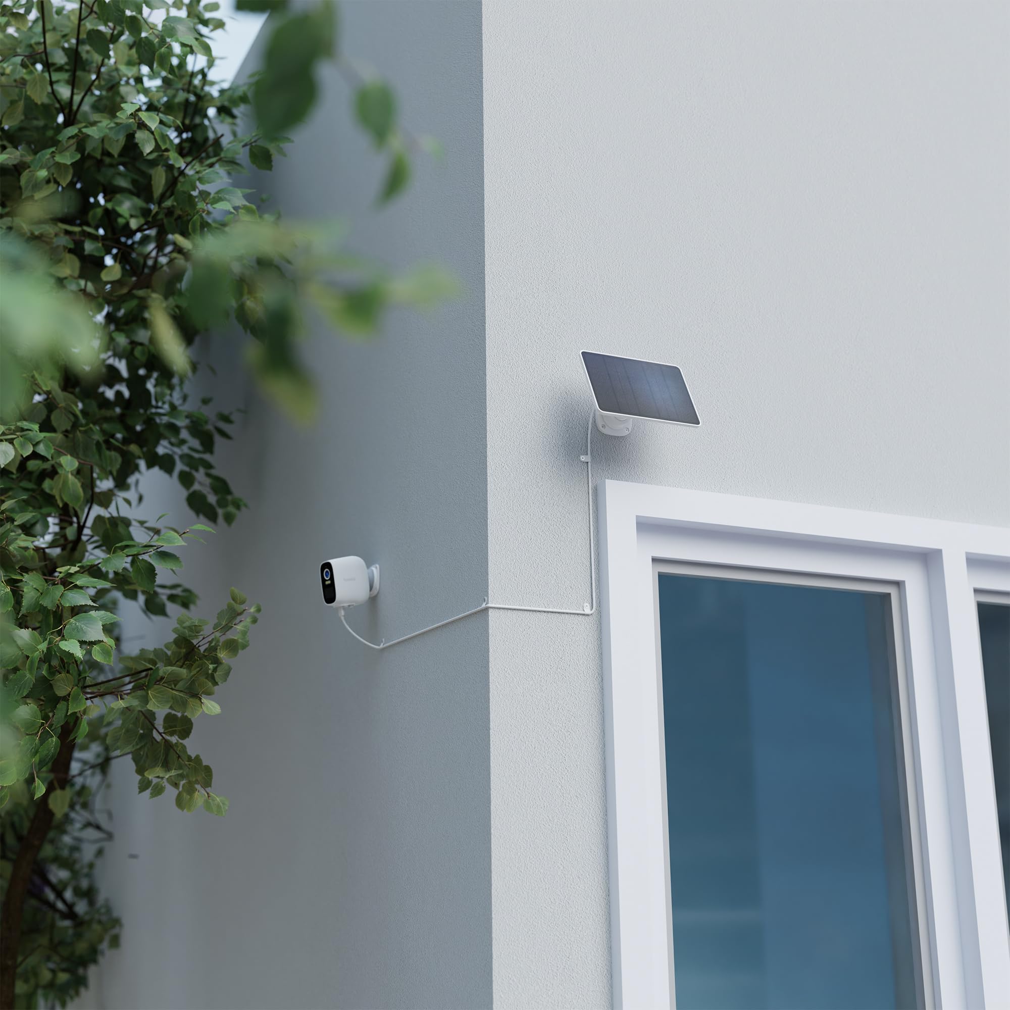 Hombli Solar Panel 3W mit USB-C Anschluss, wetterfestes Solarmodul zur Dauerstromversorgung kompatibler Geräte, inkl. Halterung und 3 m Kabel