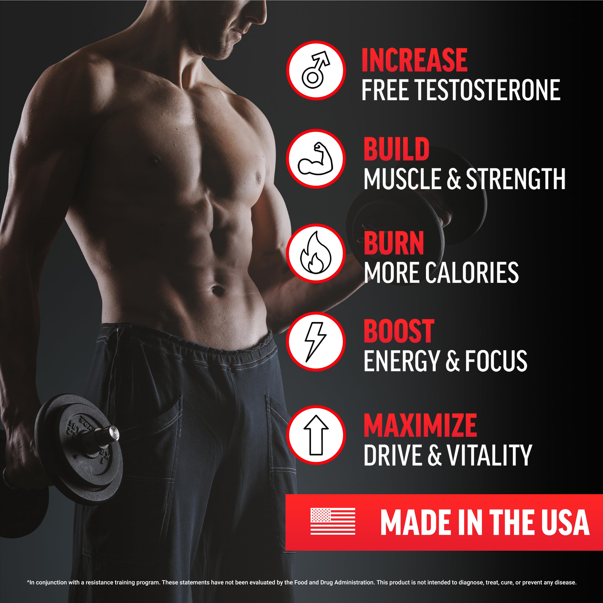 Force Factor Test X180 Ignite Testosterone Booster & Fat Burner for Men — Amazon image 2