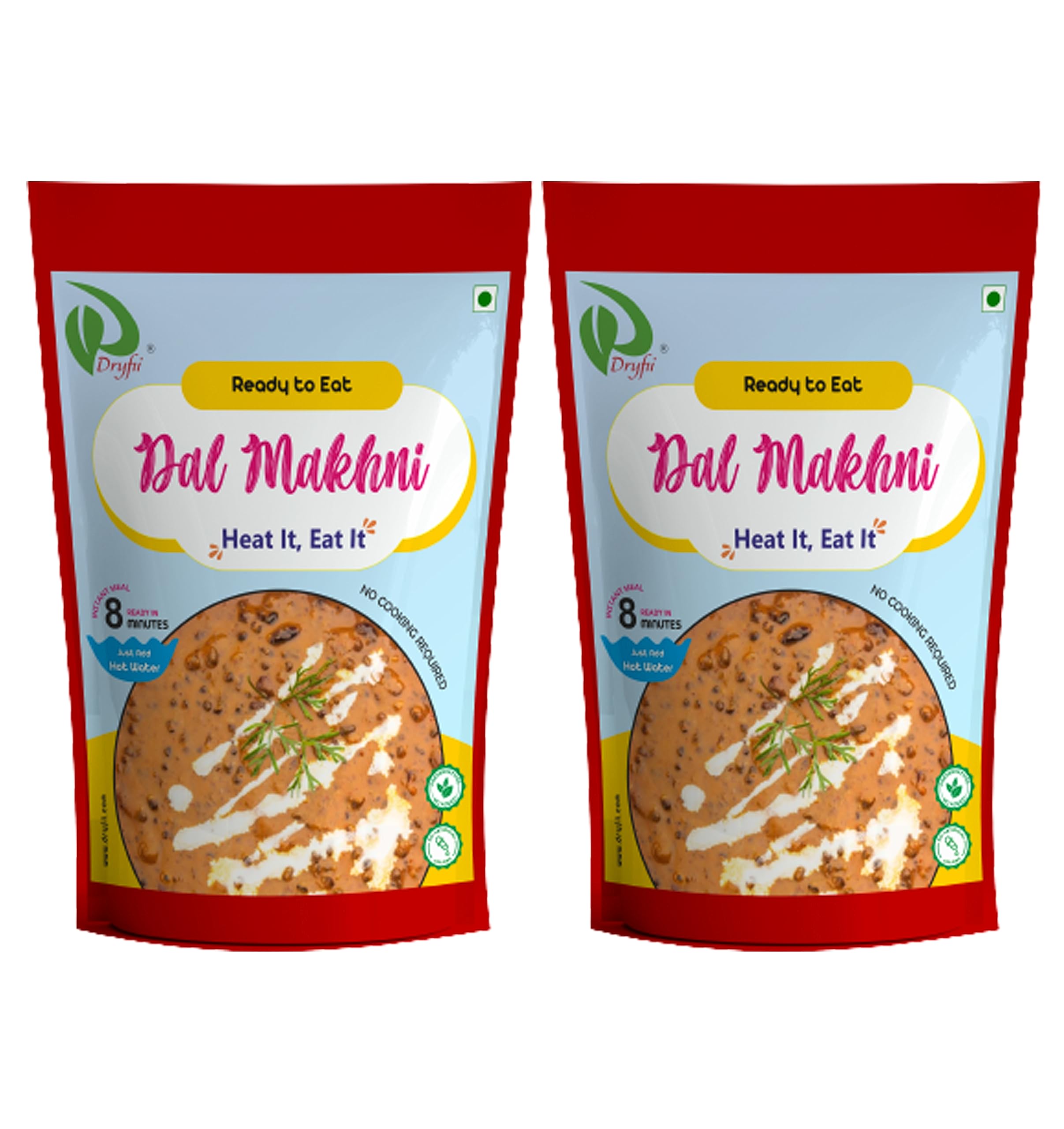 Dryfii Dehydrated Ready-to-Eat Dal Makhani Pack of 2 (75gx2) - Instant Meal | Rehydrated Weight - 500 g (B0949NQJFV) Amazon Price History, Amazon Price Tracker