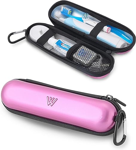 Wilken - Funda para cepillos de dientes eléctricos  Estuche de viaje universal  Carcasa termoplástica sin olor  Compatible con Oral B, Sonicare y