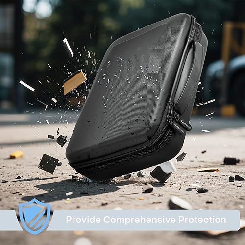 Miniatura 7 de Funda organizadora de electrónica para MacBook con adaptador de corriente para cables de carga de doble capa para mouse, bancos de energía, iPad,