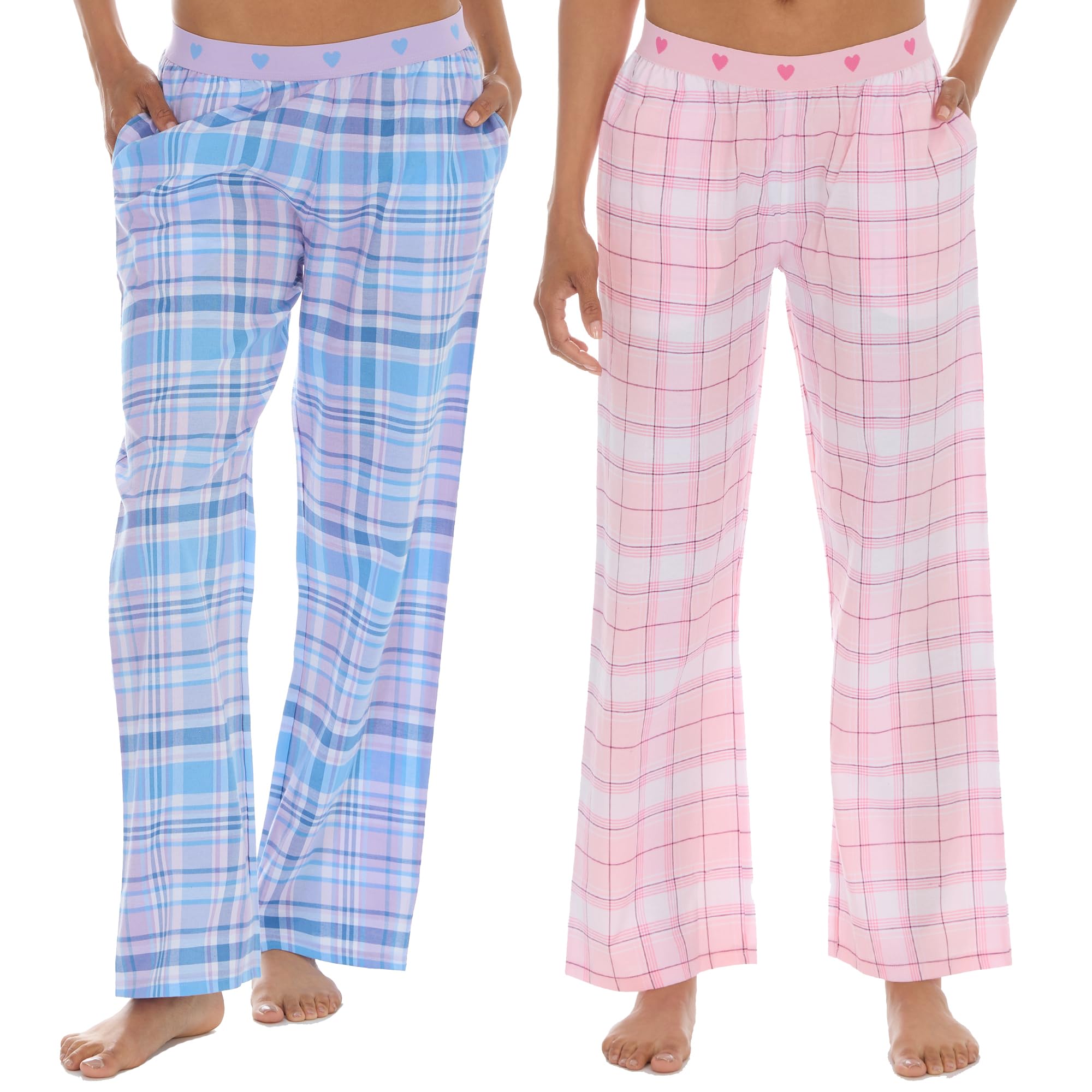INSIGNIALadies Pyjamas Lounge Pants Check (2 PACK)