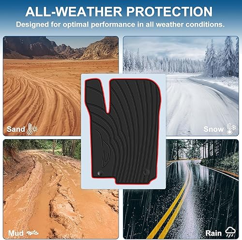 Miniatura 4 de San Auto Alfombrillas de automóvil para Mercedes-Benz GLE 350 450 580 5 asientos 2020 2021 2022 2023 ajuste personalizado (no para pareja) de goma,