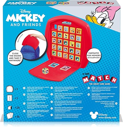 Miniatura 7 de Top Trumps Match Game Mickey Mouse - Juegos de mesa familiares para niños y adultos - Juego a juego y juego de memoria - Divertidos juegos para