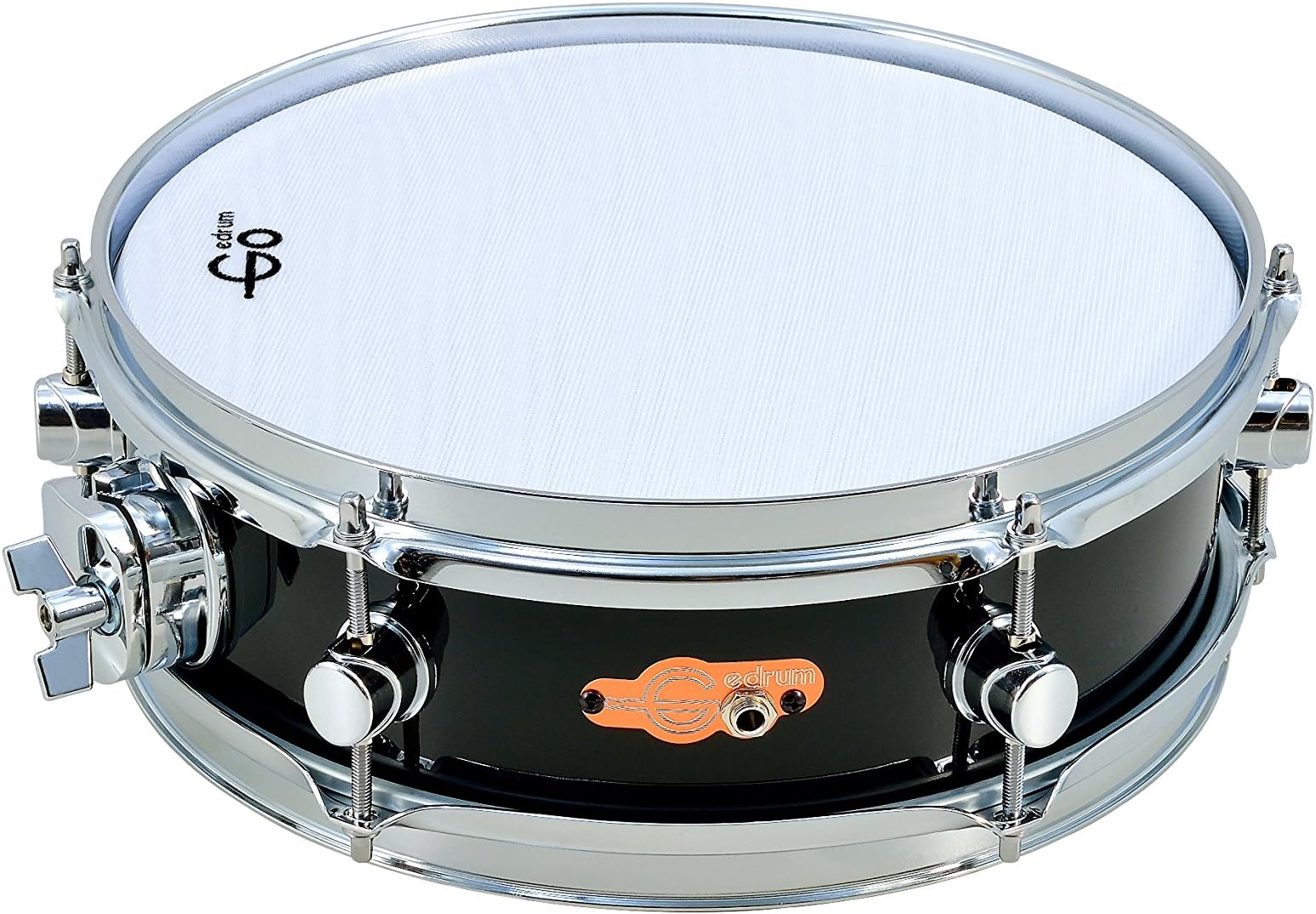 GoedrumGED12 12 inch Electronic Snare Drum Color Black/Metal Drum Shell