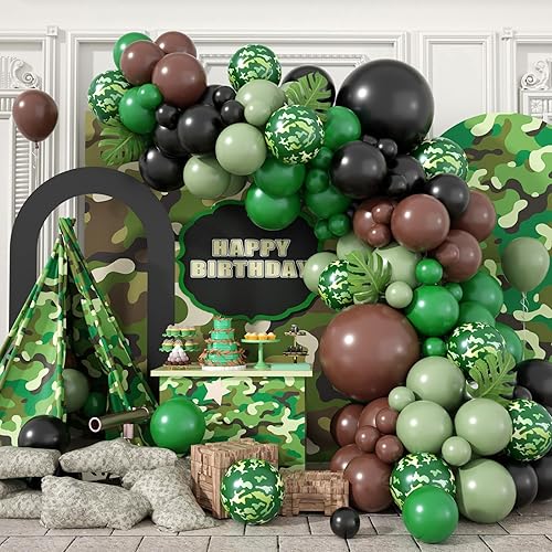 Miniatura 15 de Kit de guirnalda de arco de globos, globos verdes, rosas, azules, amarillos, naranjas, colores surtidos, globos pastel para niñas y niños, temática