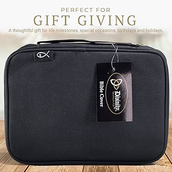 Amazon.com: Divinity Boutique Canvas Bible Case - Black
