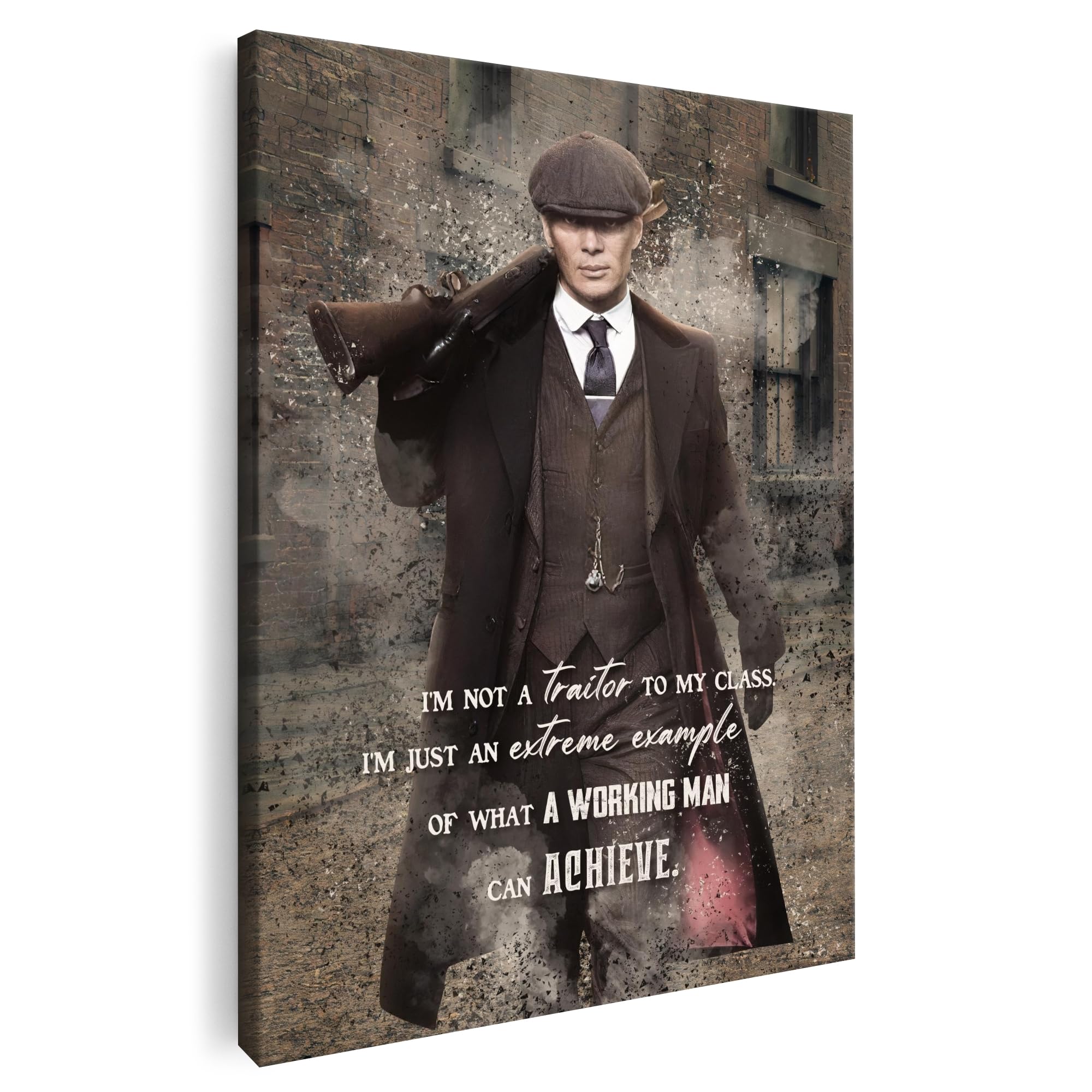 Poster coloré pour mur Peaky Blinders l'idée cadeau idéale pour grand salon