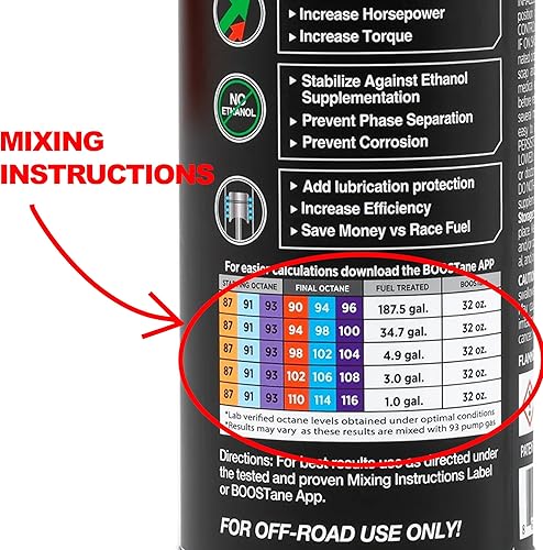Miniatura 7 de BOOSTane Potenciador de octano profesional de 32 oz (paquete de 4)