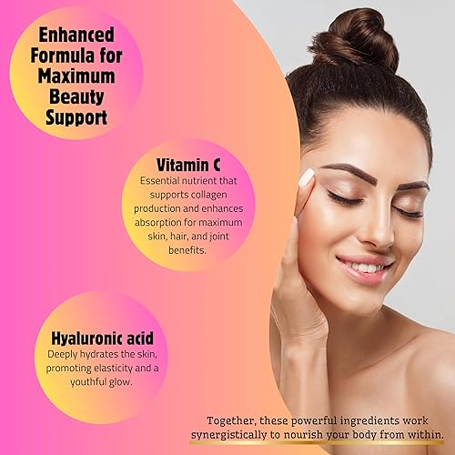 Miniatura 6 de Péptidos de colágeno de 1 libra  Colágeno bovino 100% hidrolizado  Sin OMG, 0.53 oz por porción  Apoya la piel, el cabello y las articulaciones