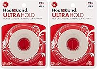 Vista 1 de HeatnBond UltraHold Adhesivo termoadhesivo, 5/8 pulgadas x 10 yardas (paquete de 2)
