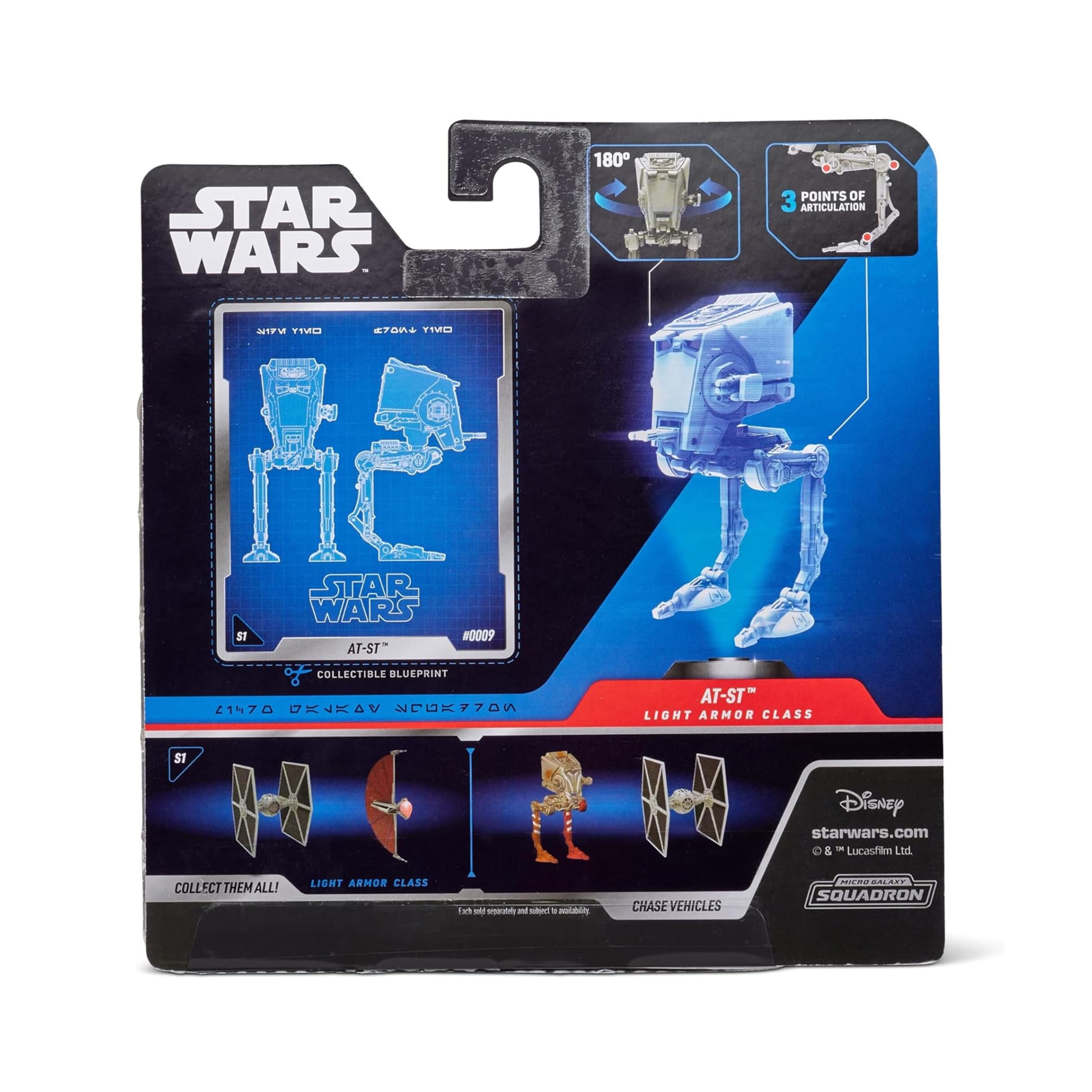 Bizak Star Wars Nave 8 cm AT-ST Hoth, e include 1 statuetta (62610003)