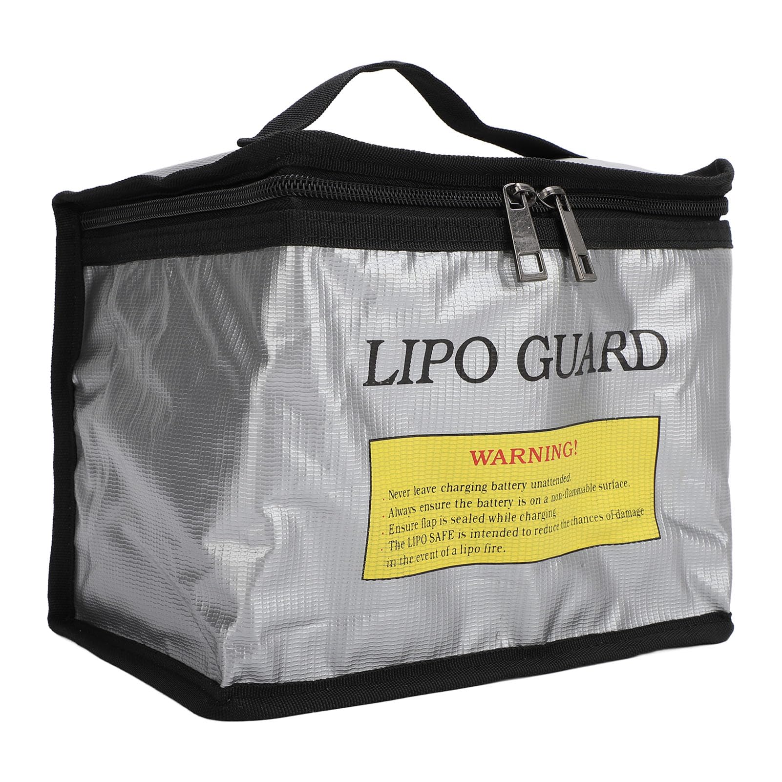 Generic Lipo Safe Bag, Fireproof Battery Storage with Fiberglass Cloth for Lipo Charging and Explosion Proof Protection